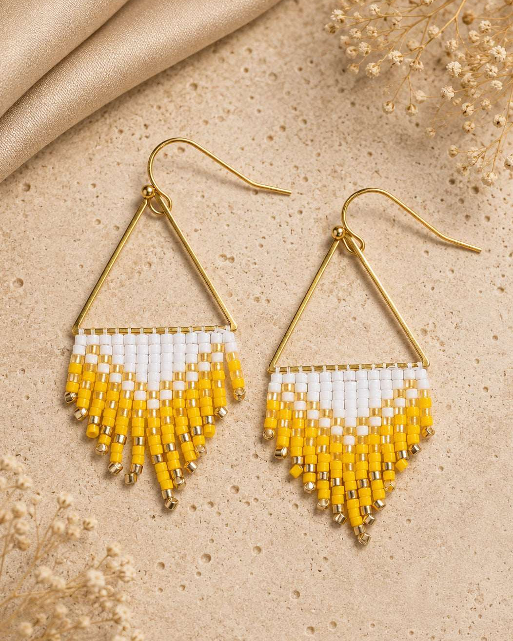 Sunrays Beaded Earrings