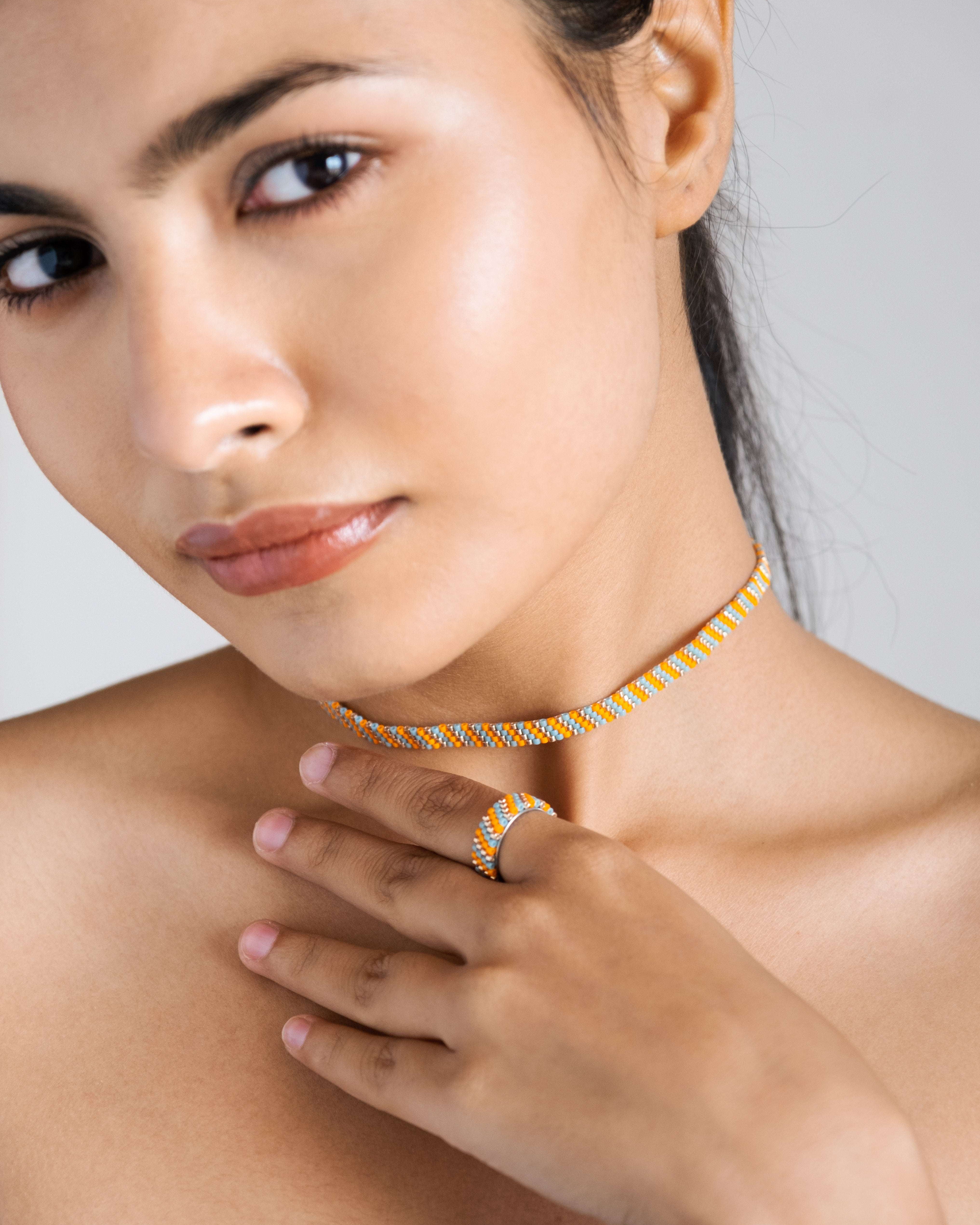 Nora Choker cum Bracelet with Ring