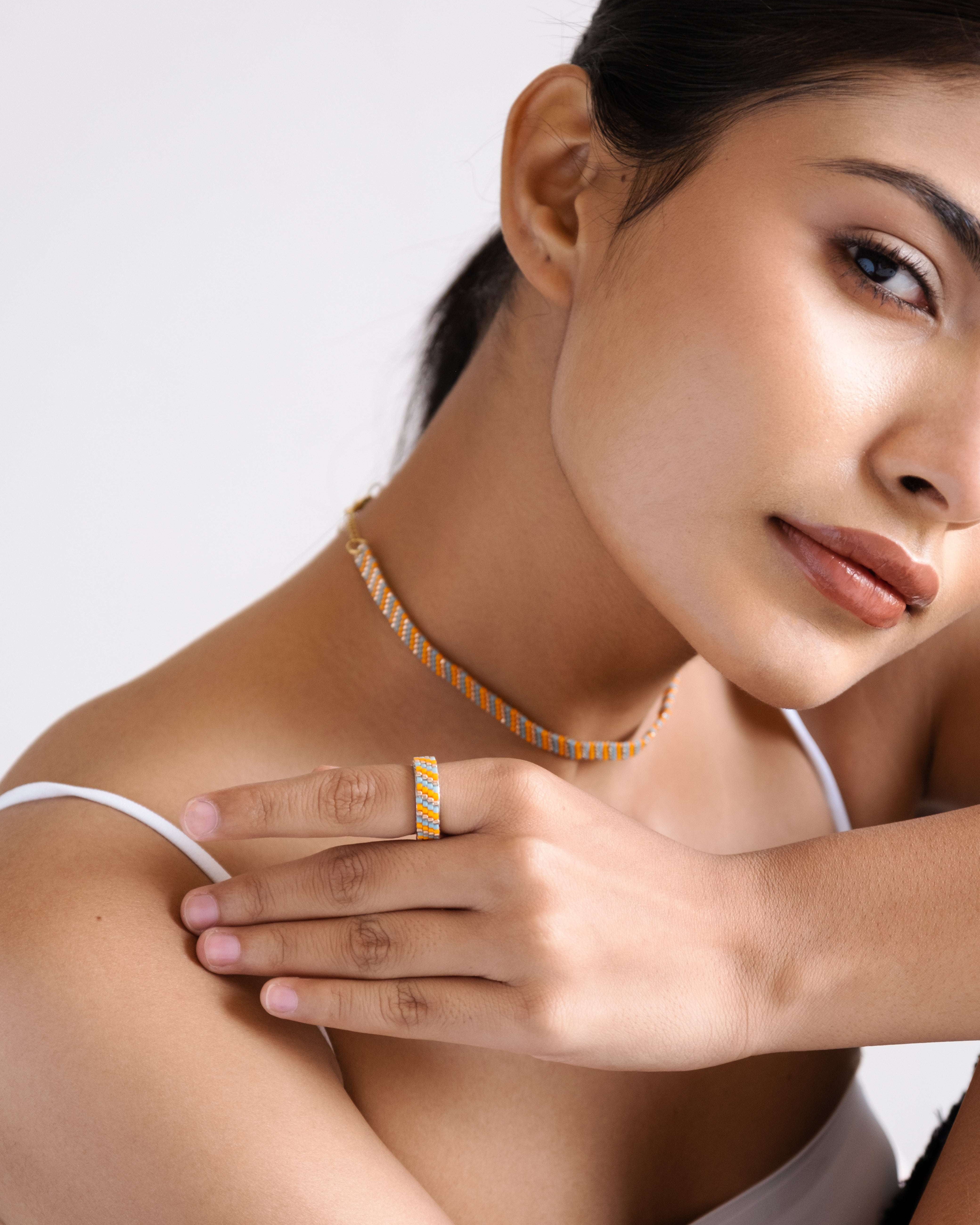 Nora Choker cum Bracelet with Ring
