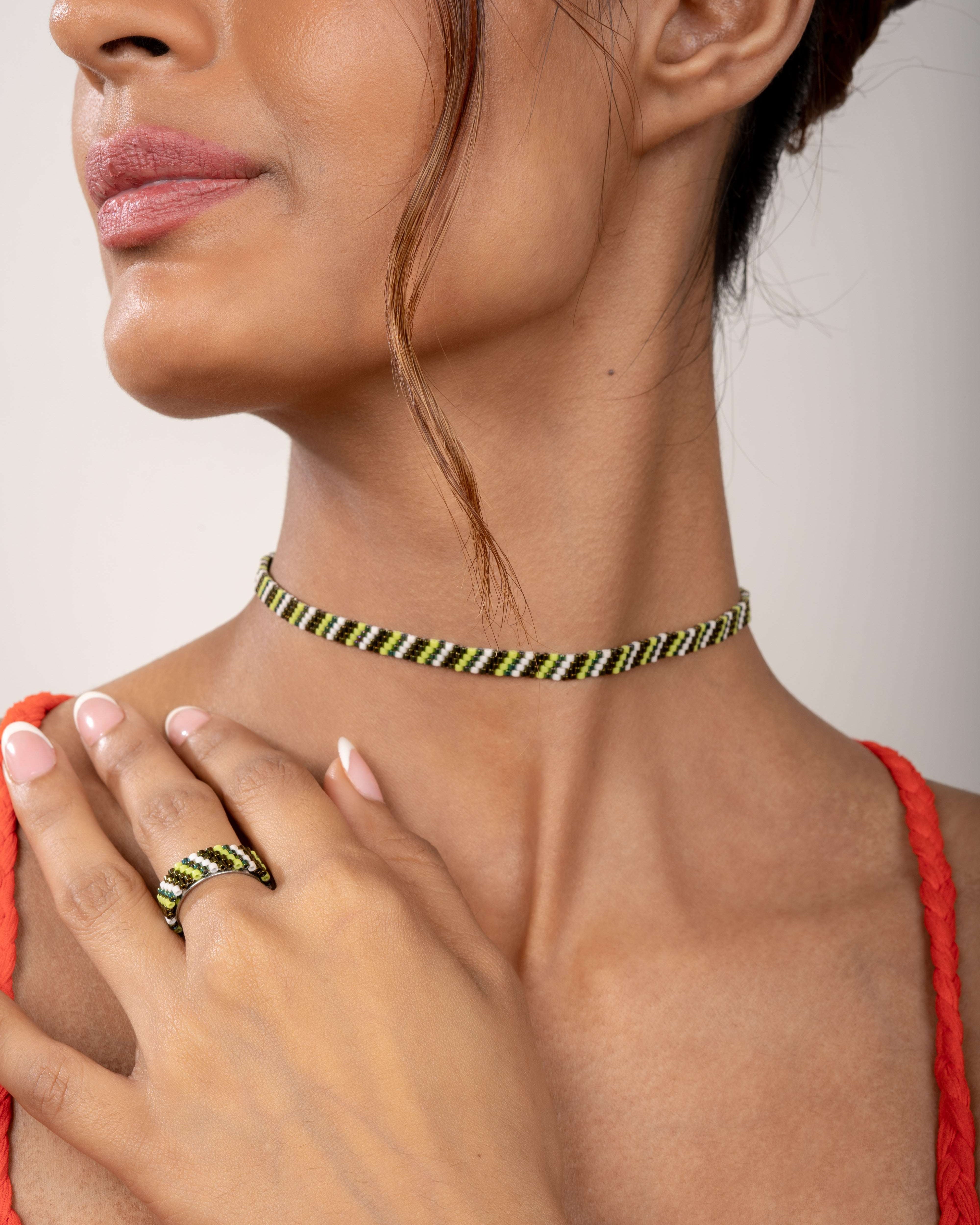 Nora Choker cum Bracelet with Ring