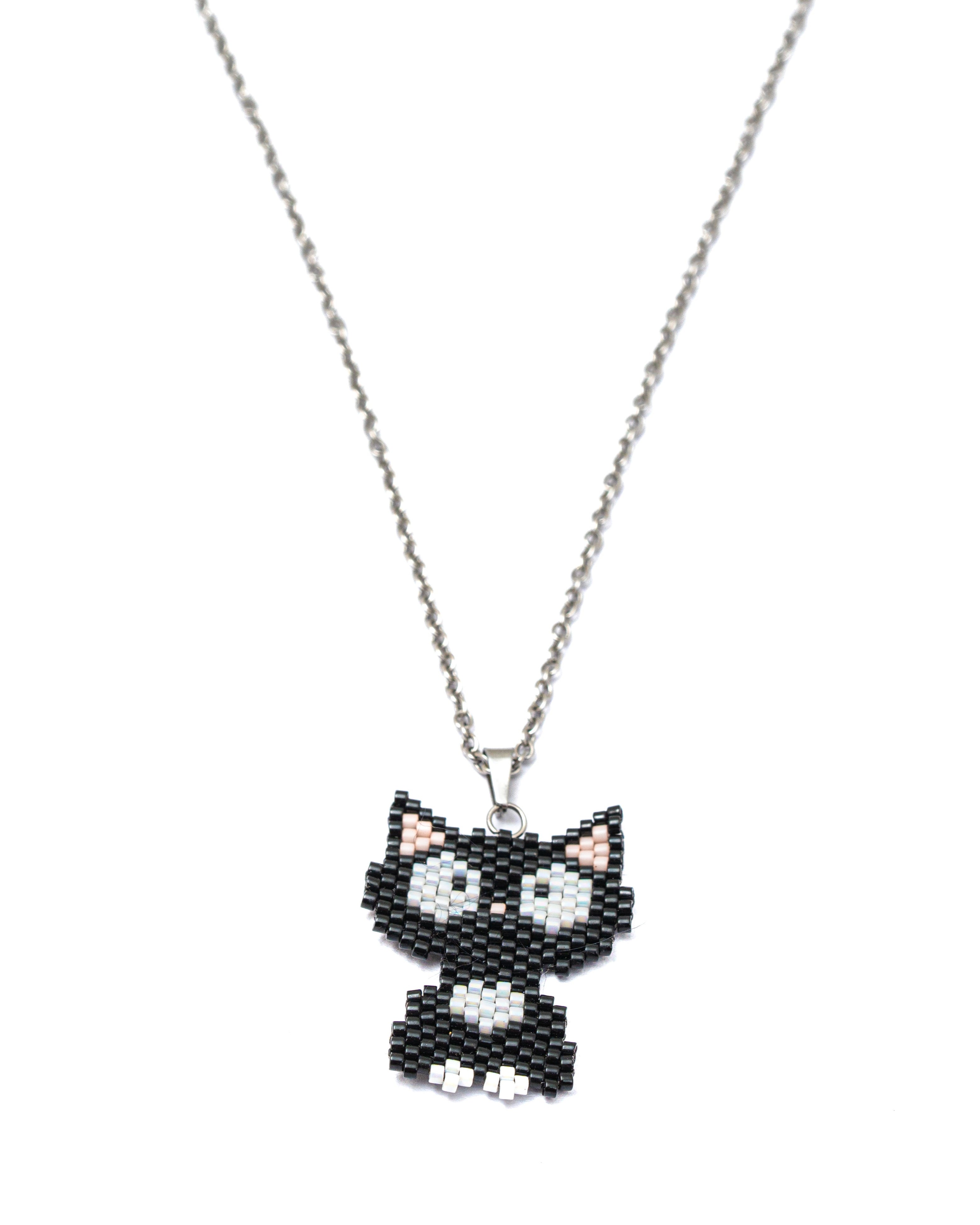 Black Cat Necklace - Jenni and Janki