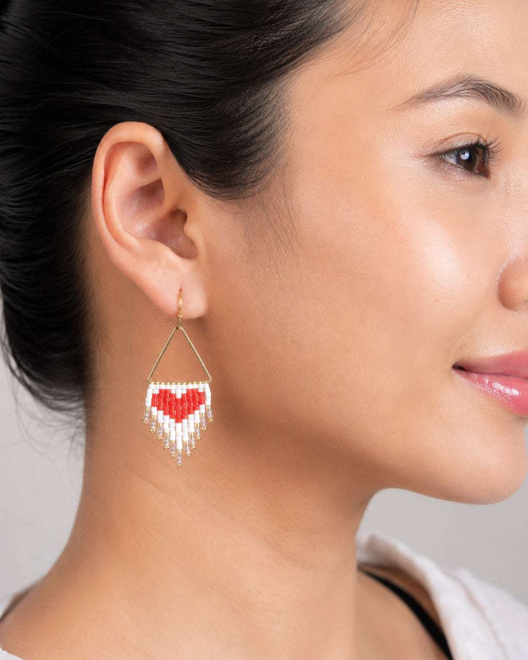 Amour Beaded Earrings