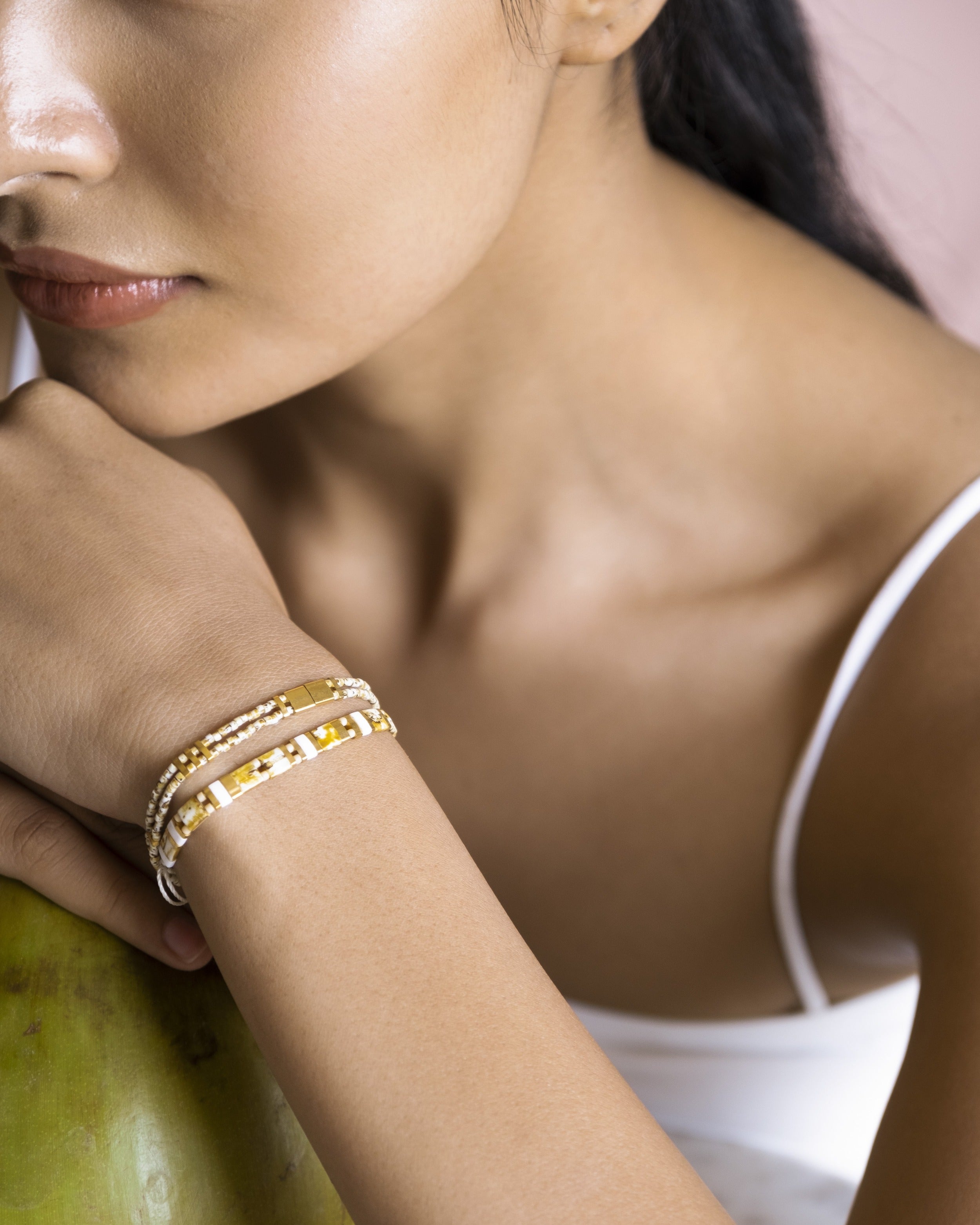 Cabana Bracelet Stack of 2 - Jenni and Janki