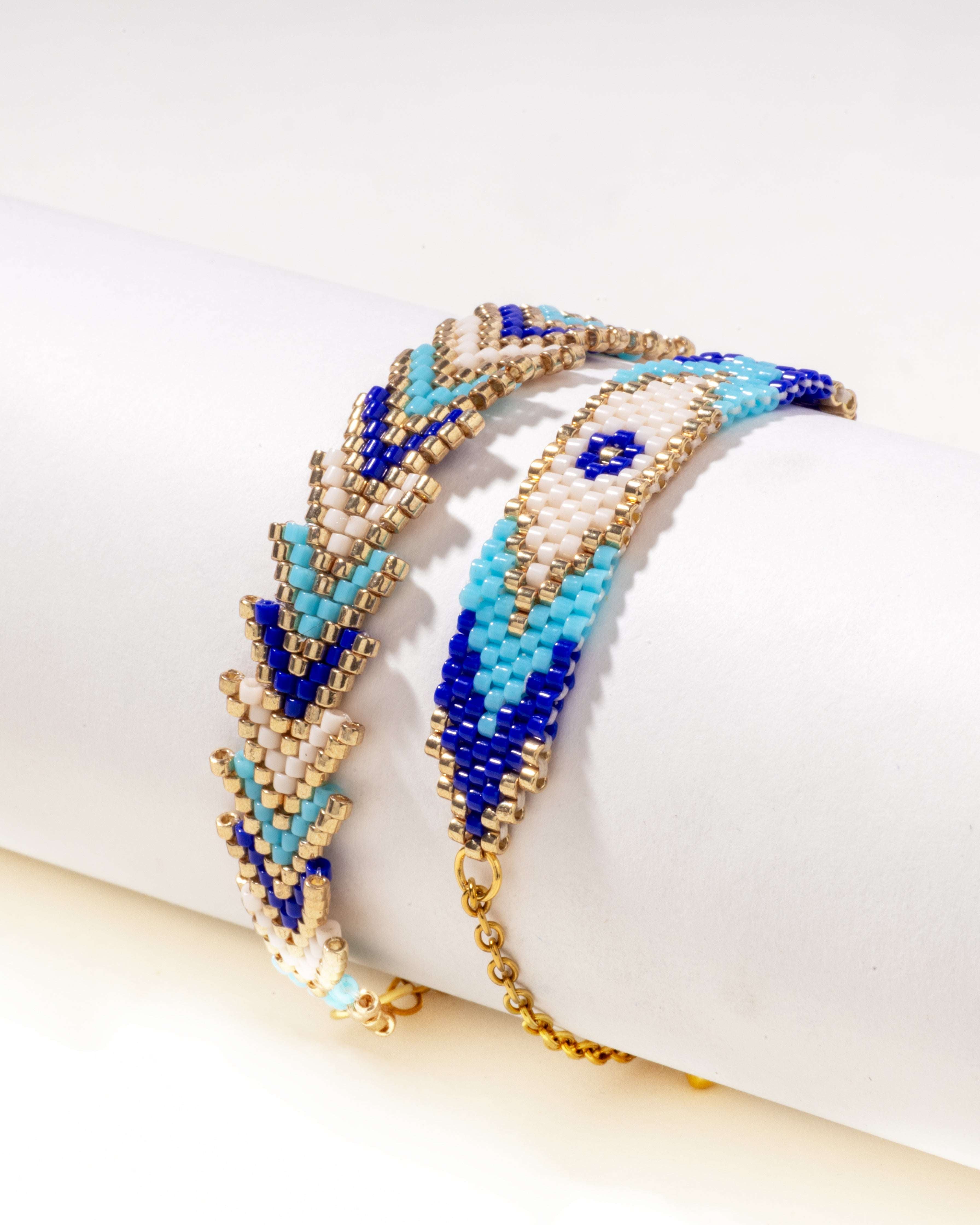 Evil Eye Bracelet Stack of 2 - Jenni and Janki