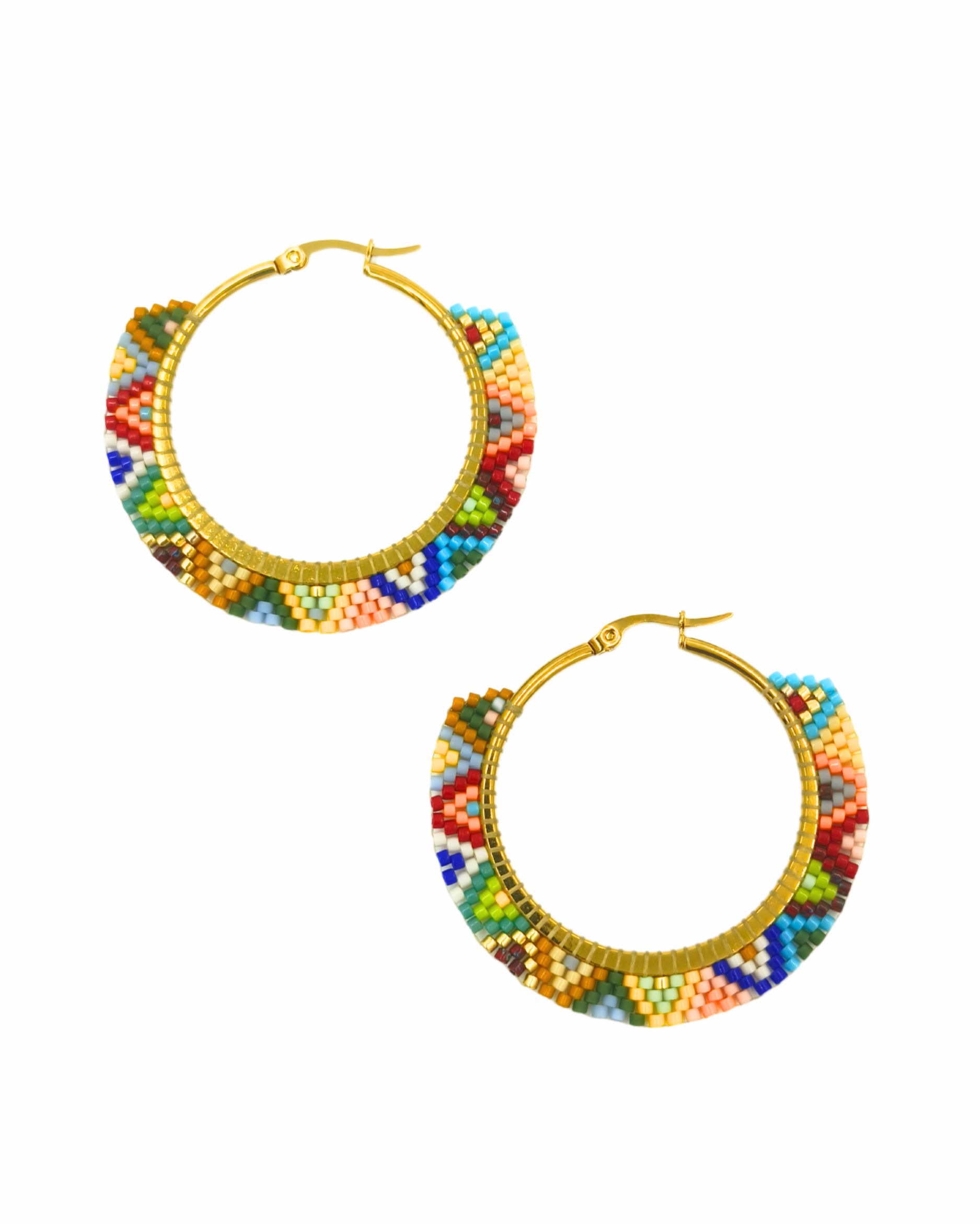 Paradise Hoop Earrings - Jenni and Janki