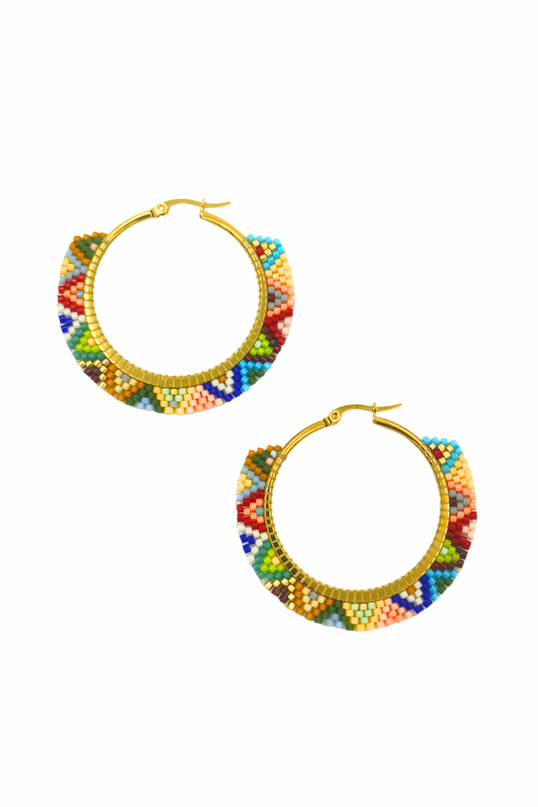 Paradise Hoop Earrings - Jenni and Janki