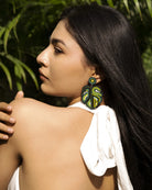 The Palm Affair Earrings - Jenni and Janki