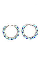 Evil Eye Hoop Earrings - Jenni and Janki