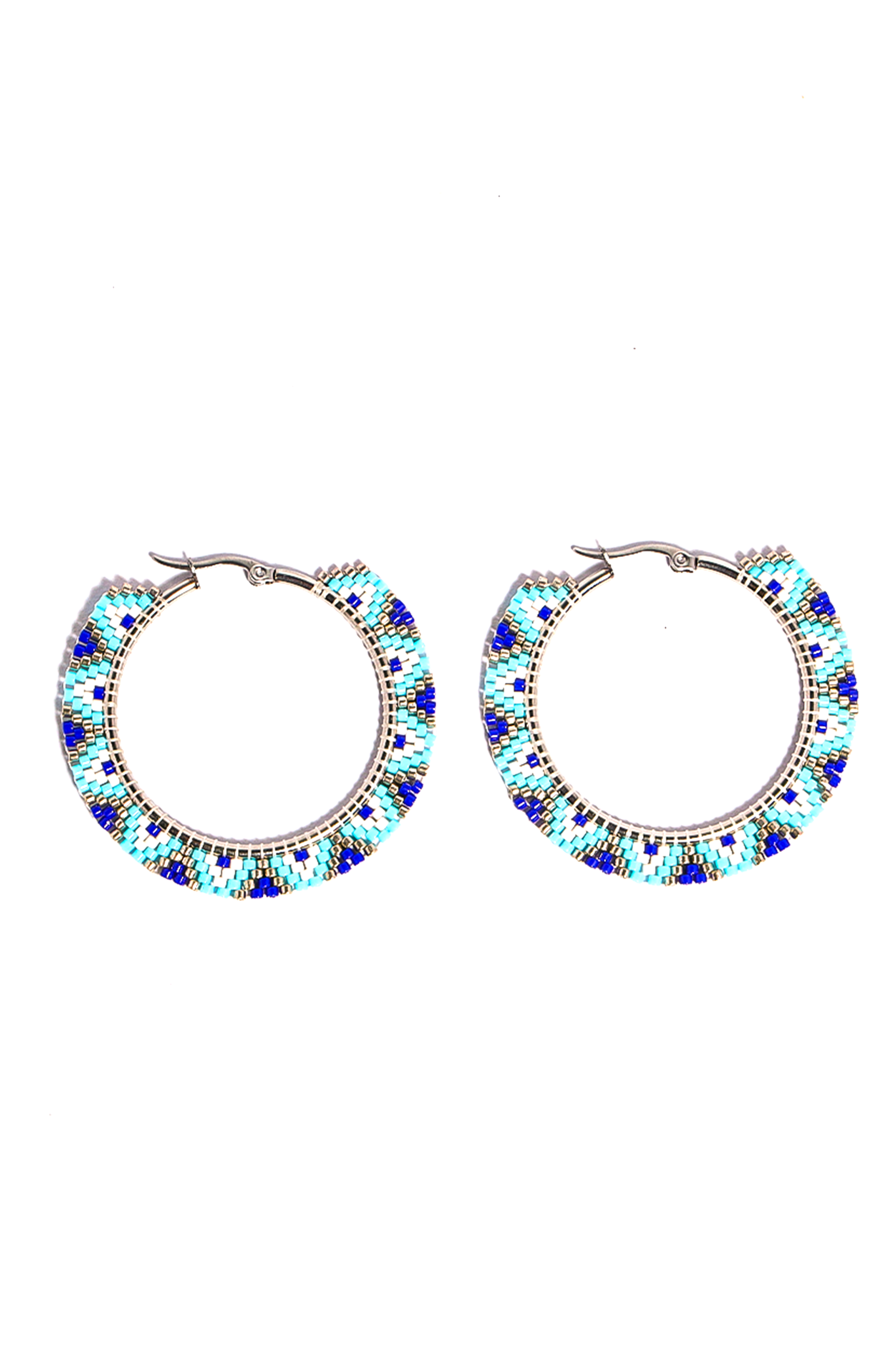 Evil Eye Hoop Earrings - Jenni and Janki