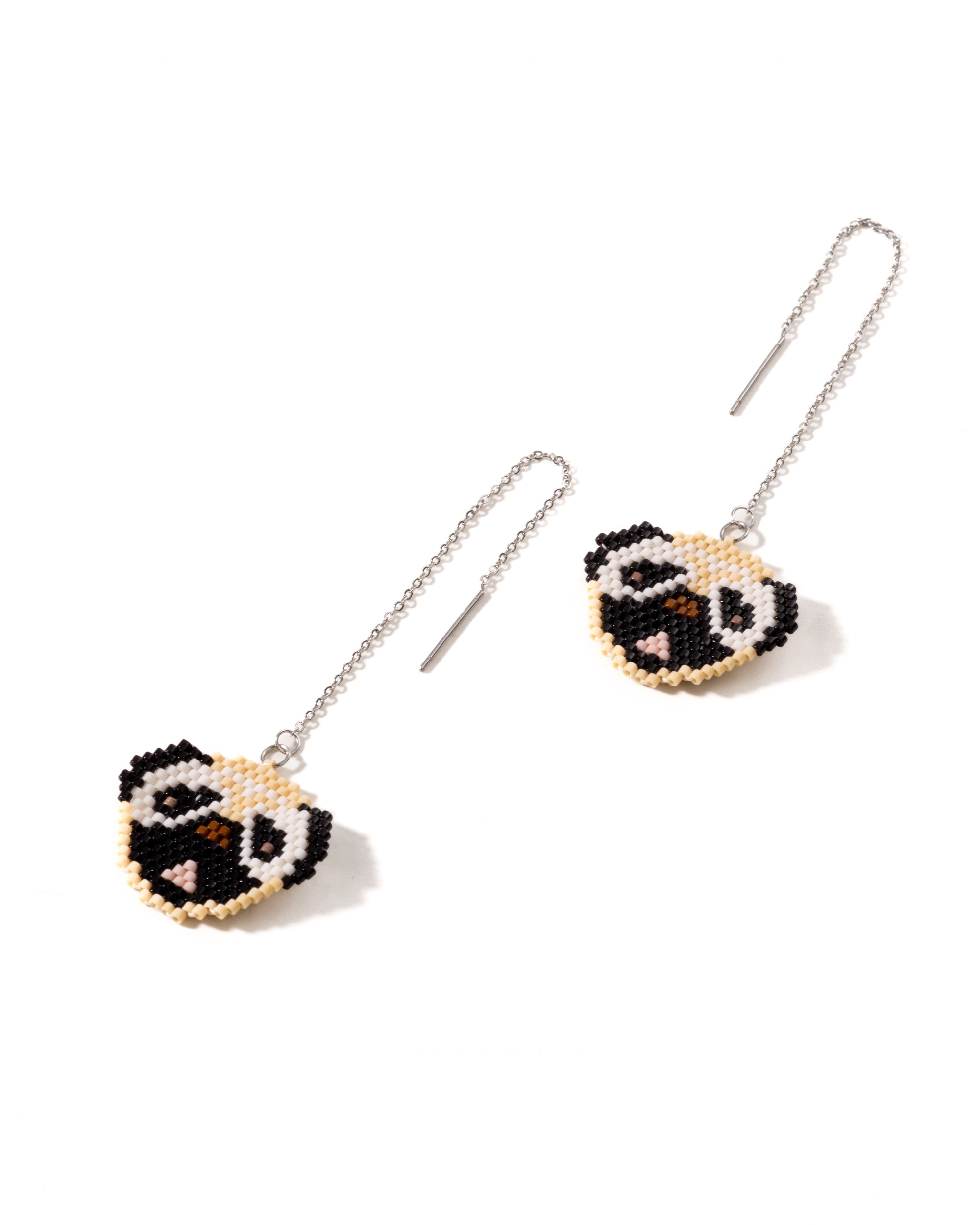Pug Dog Earrings - Jenni and Janki