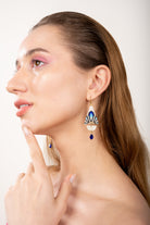 Sapphire Whisper Earrings - Jenni and Janki