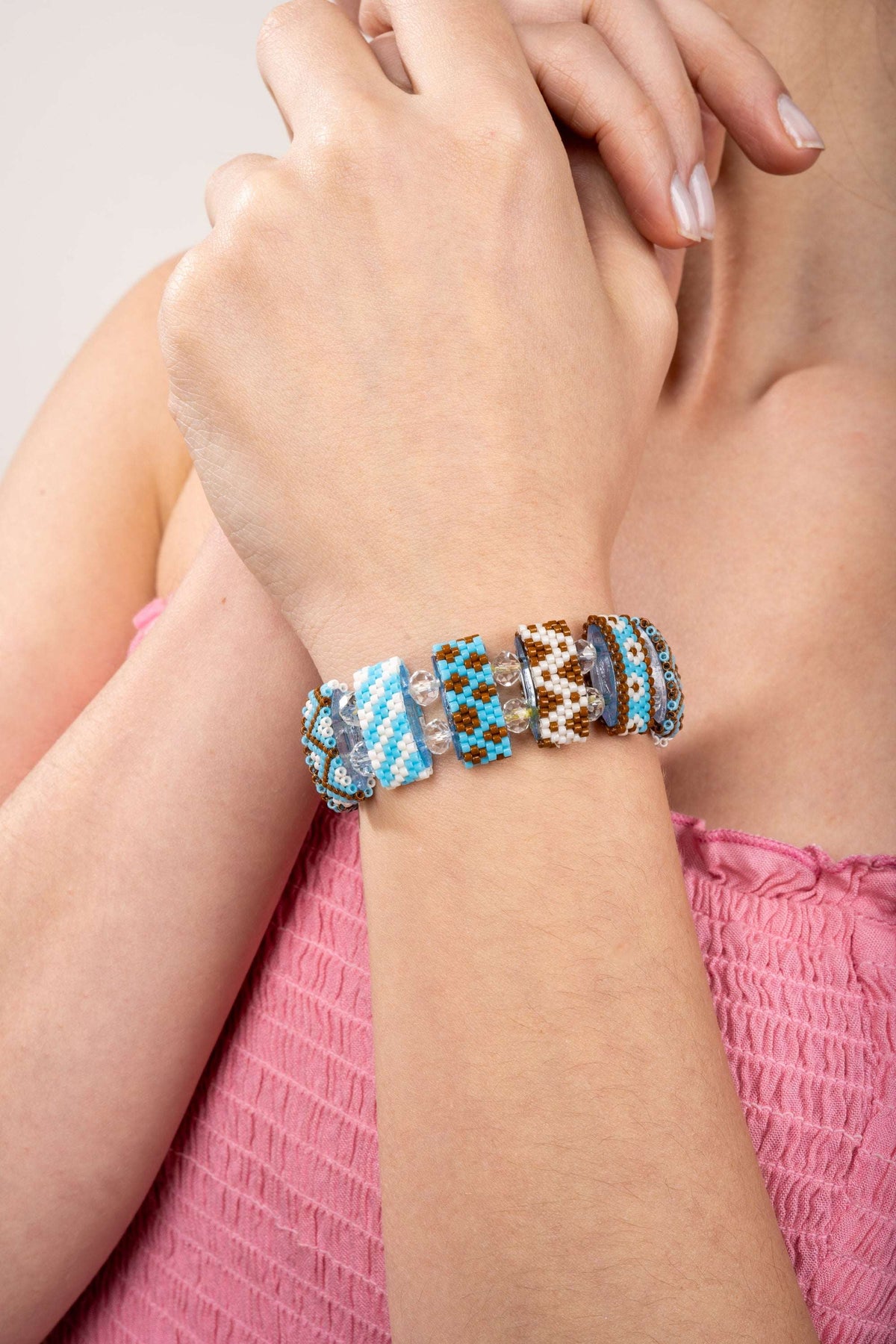 Blue Terra Luxe Bracelet - Jenni and Janki