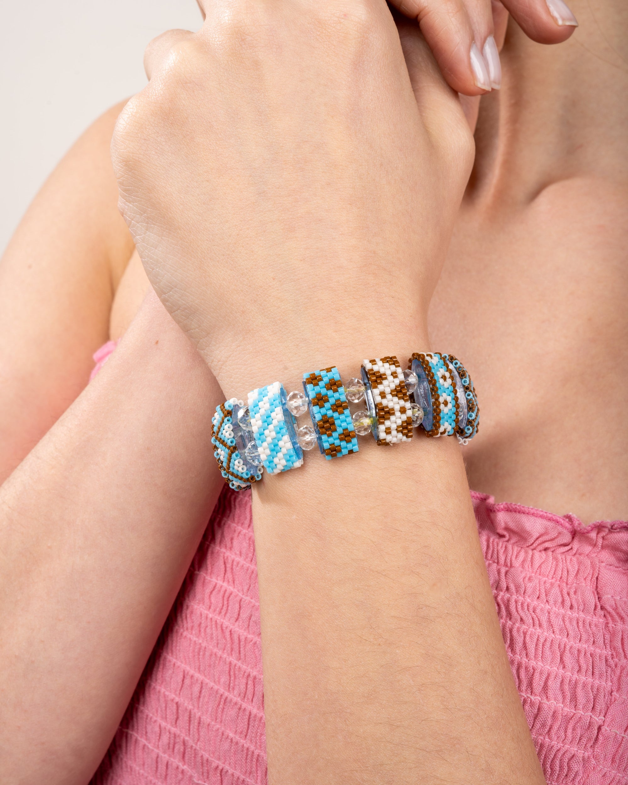 Blue Terra Luxe Bracelet - Jenni and Janki