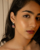 Red Evil Eye Earrings - Jenni and Janki