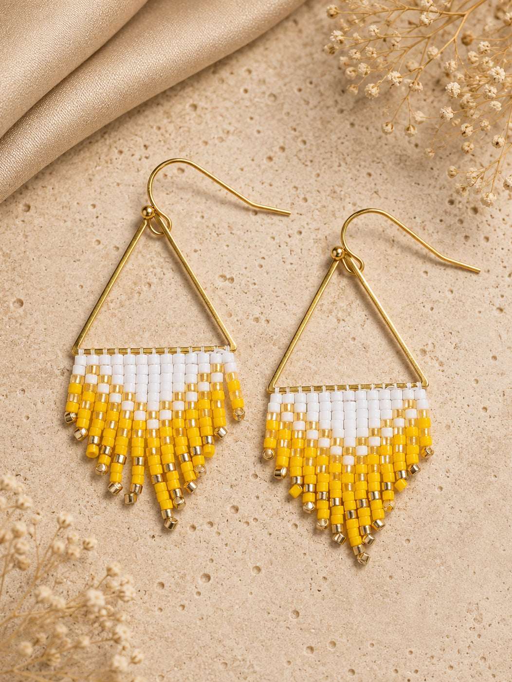 Sunrays Beaded Earrings