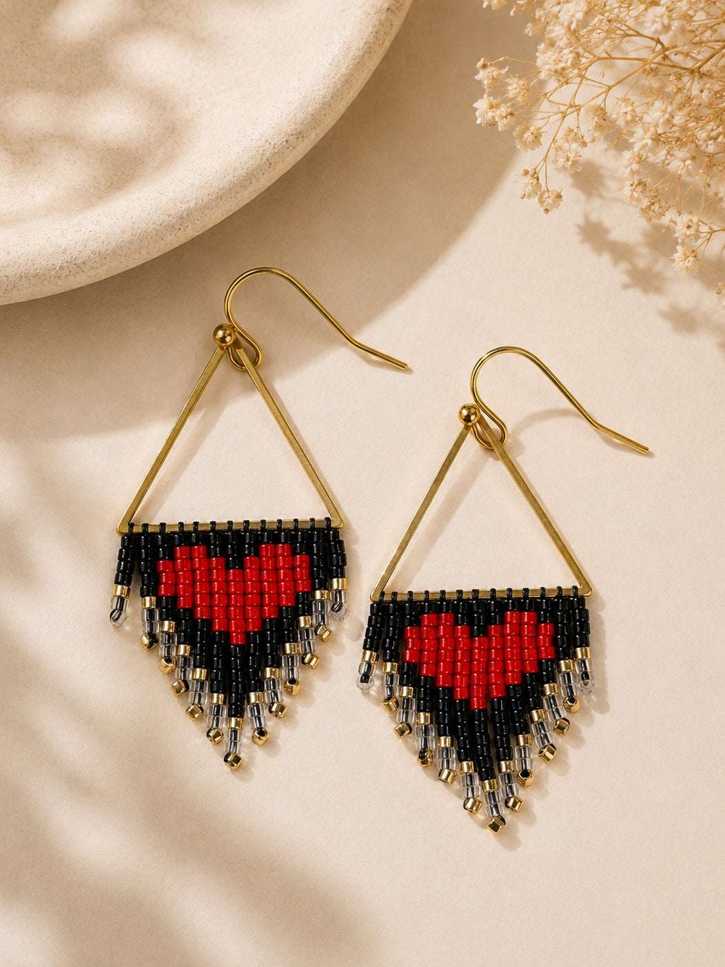 Dune Beaded Earrings