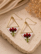 Sunpetal Beaded Earrings