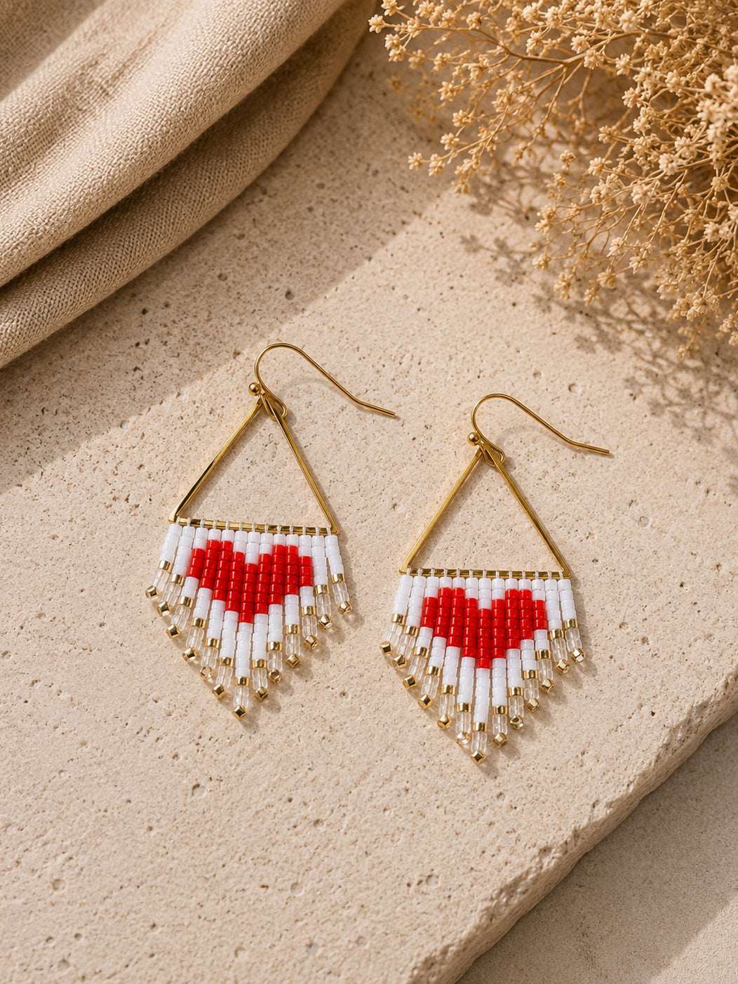 Amour Beaded Earrings