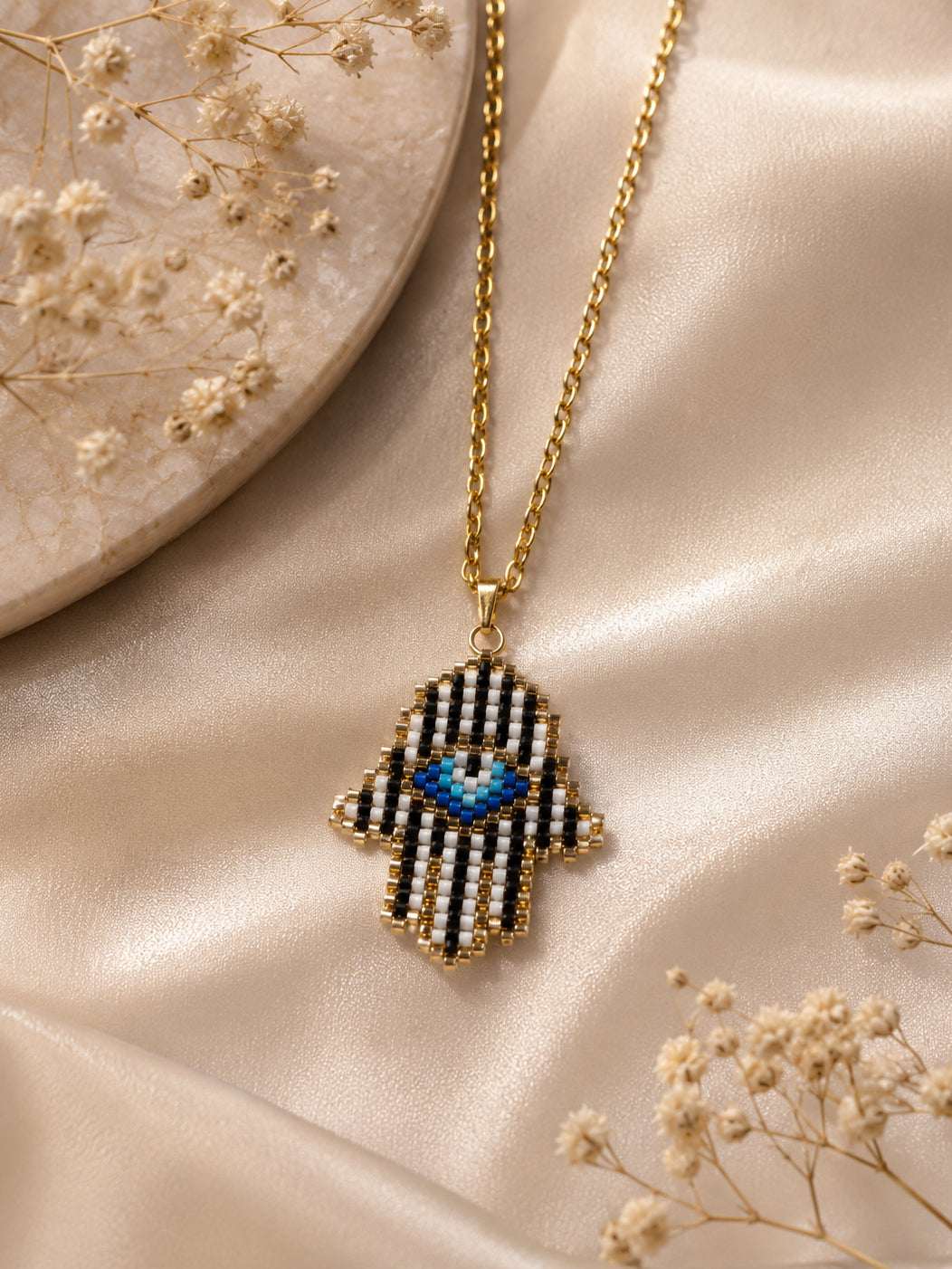 Evil Eye Hand Necklace