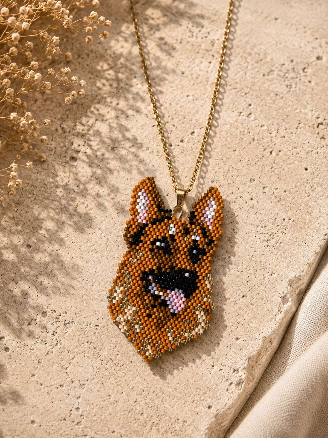German Shepherd Dog Necklace