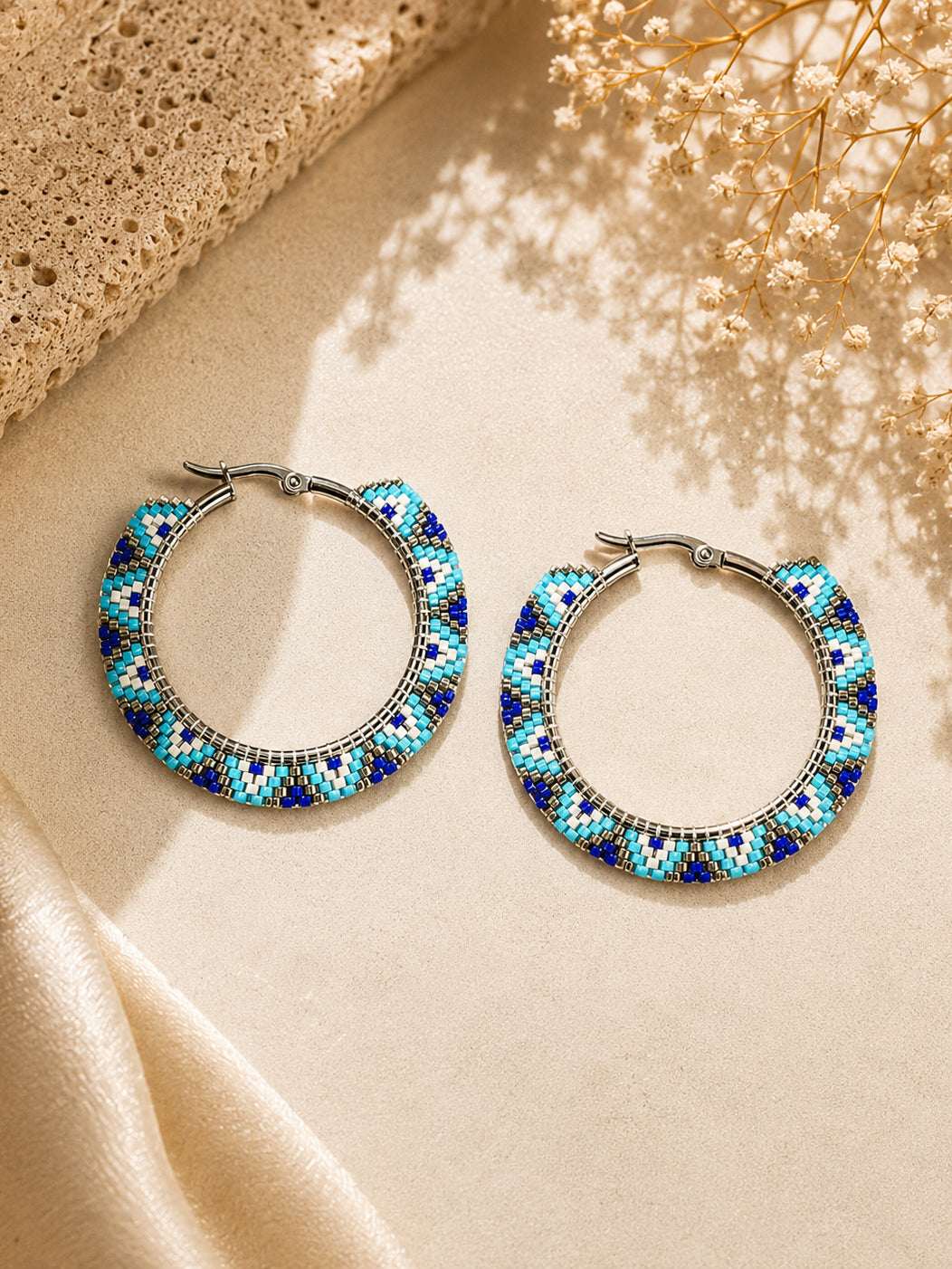 Evil Eye Hoop Earrings