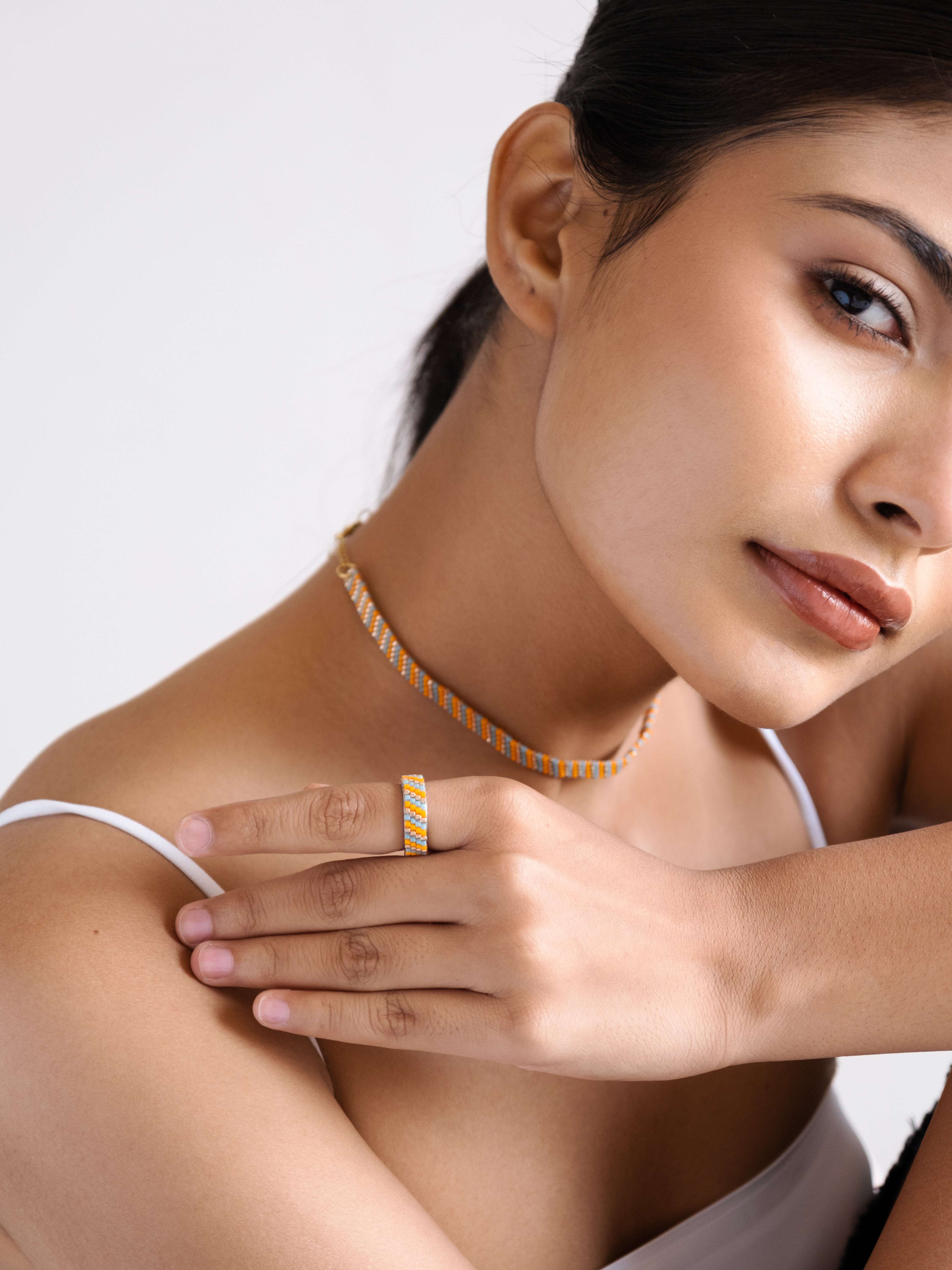 Nora Choker cum Bracelet with Ring