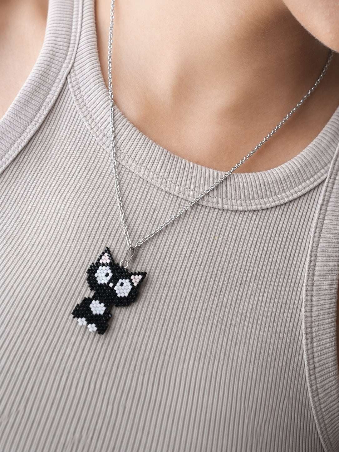 Black Cat Necklace