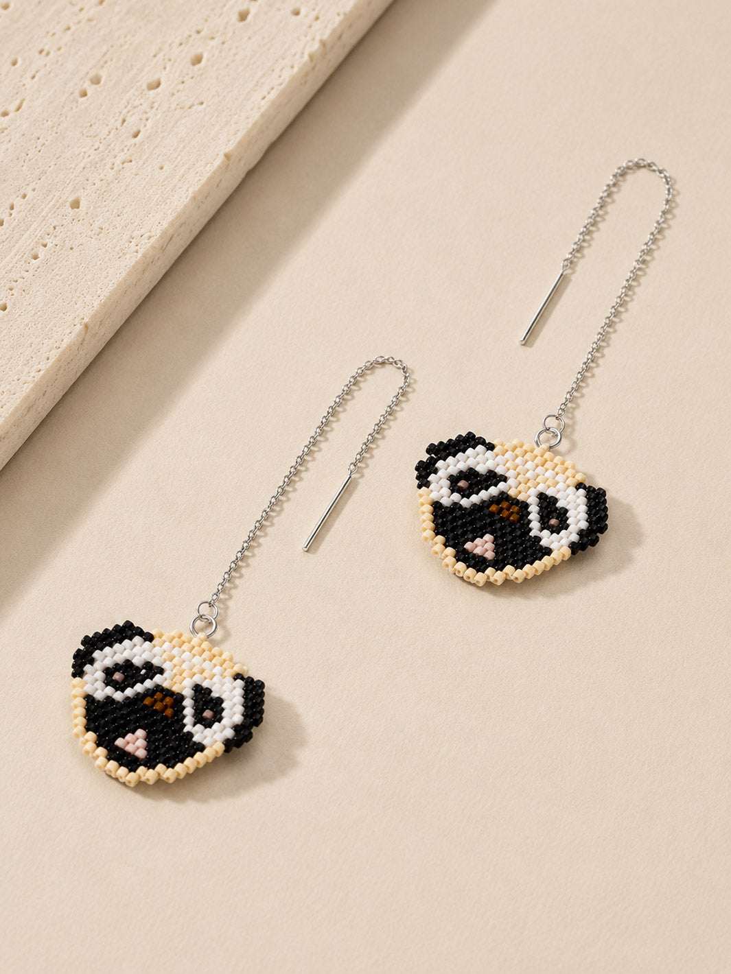 Pug Dog Earrings