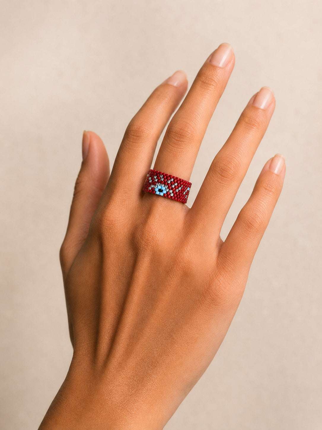 Red Evil Eye Ring