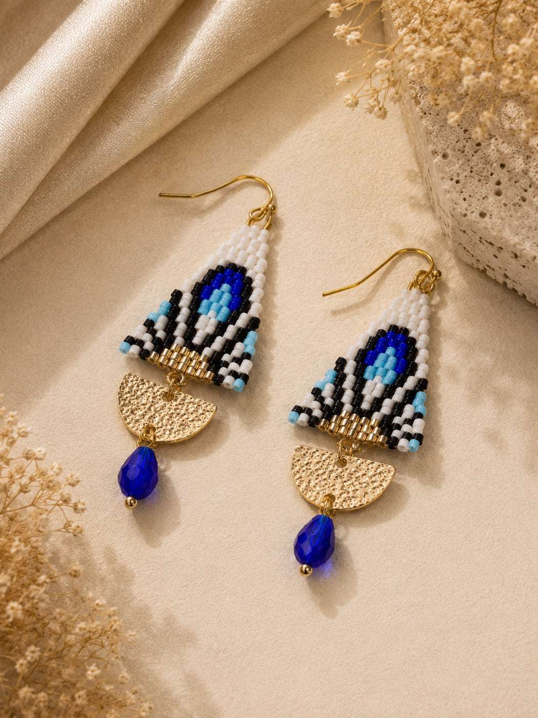 Sapphire Whisper Earrings
