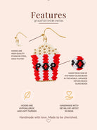 Popcorn Beaded Earrings