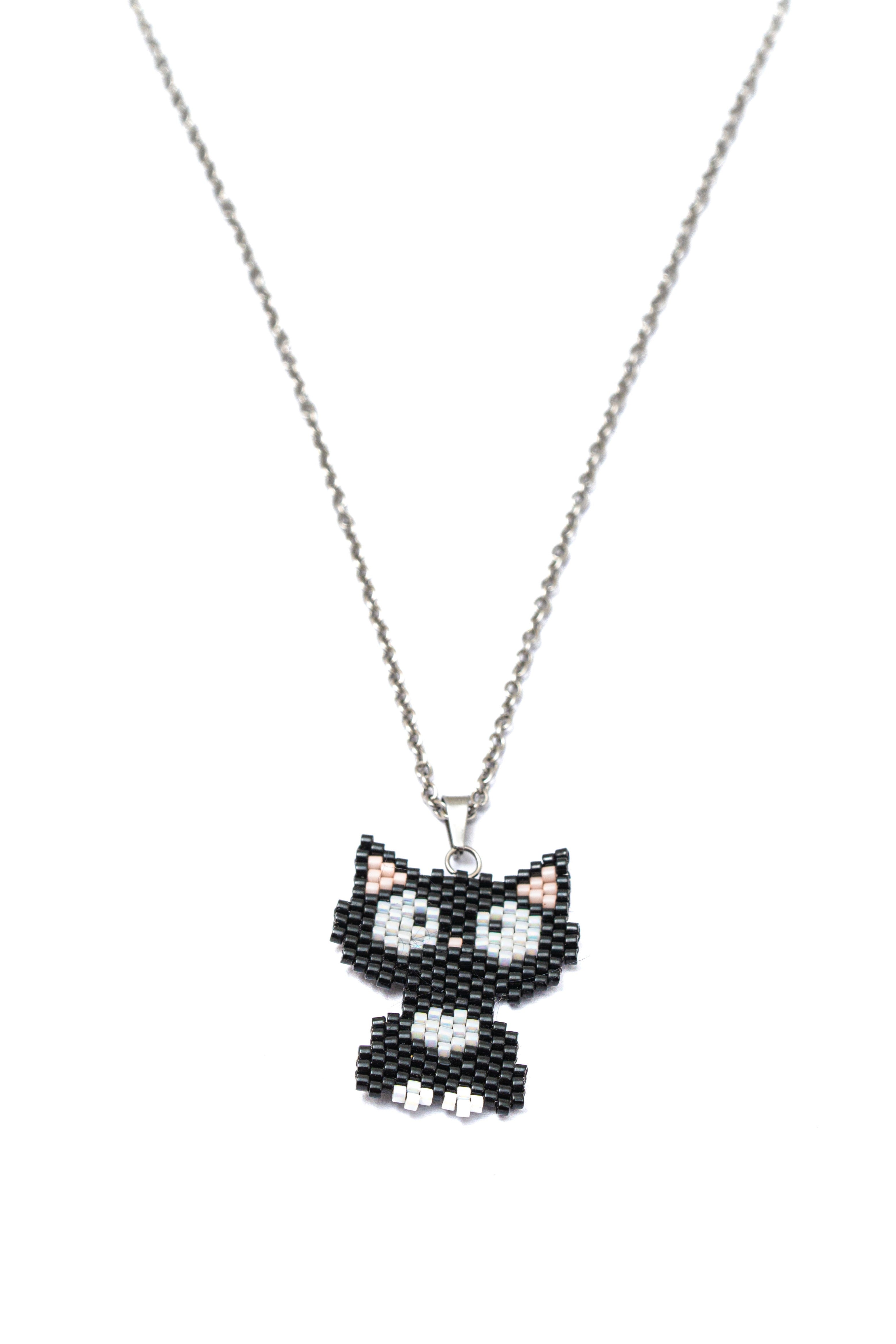 Black Cat Necklace - Jenni and Janki