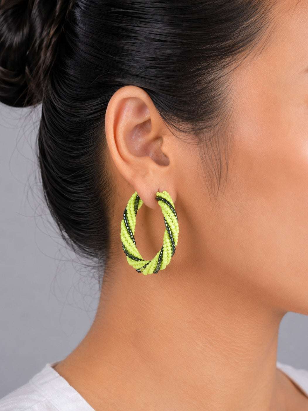 Limea Beaded Hoop Earrings