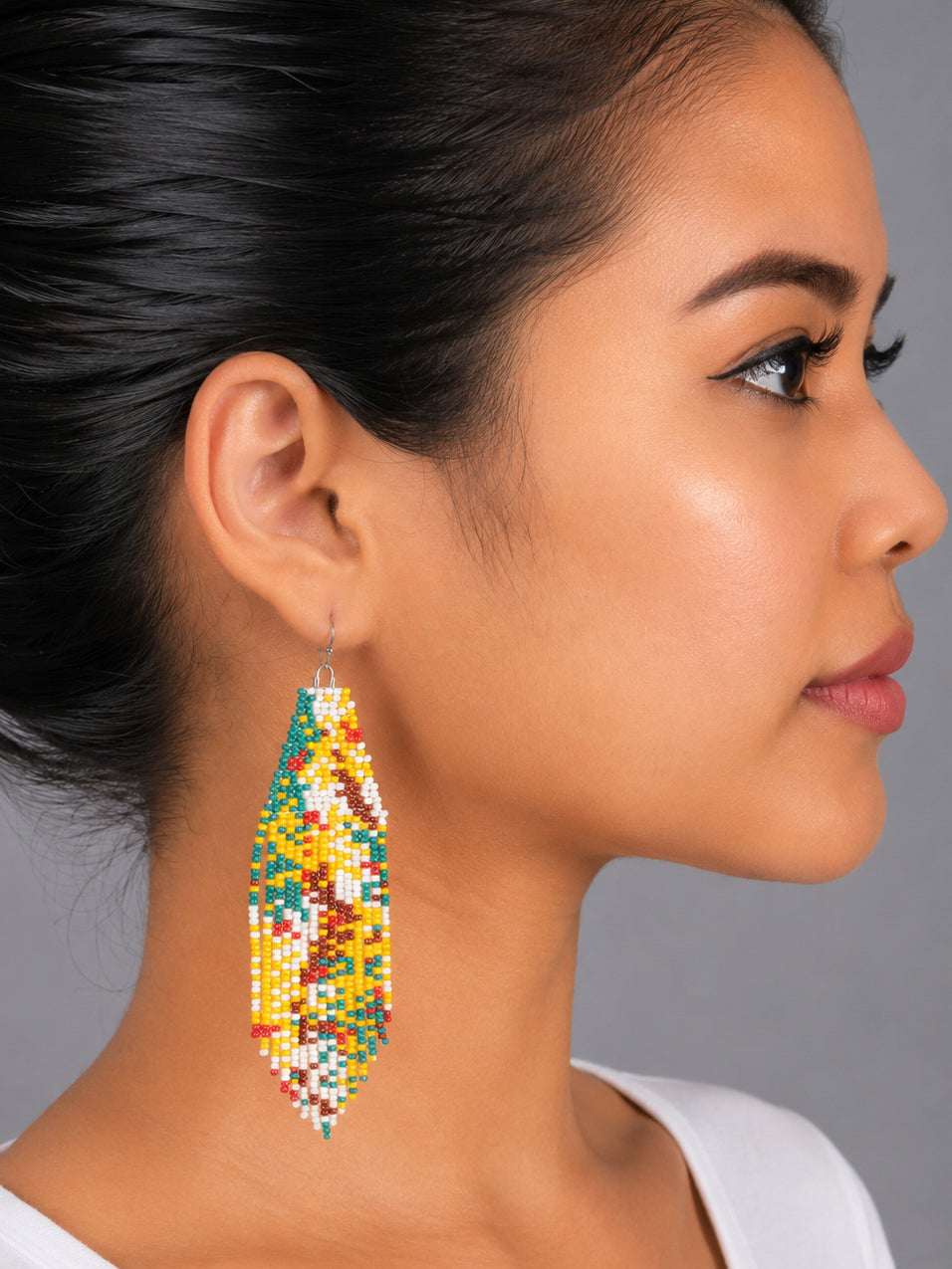 Harvest Fringe Beaded Earrings