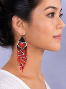 Serenia Fringe Beaded Earrings