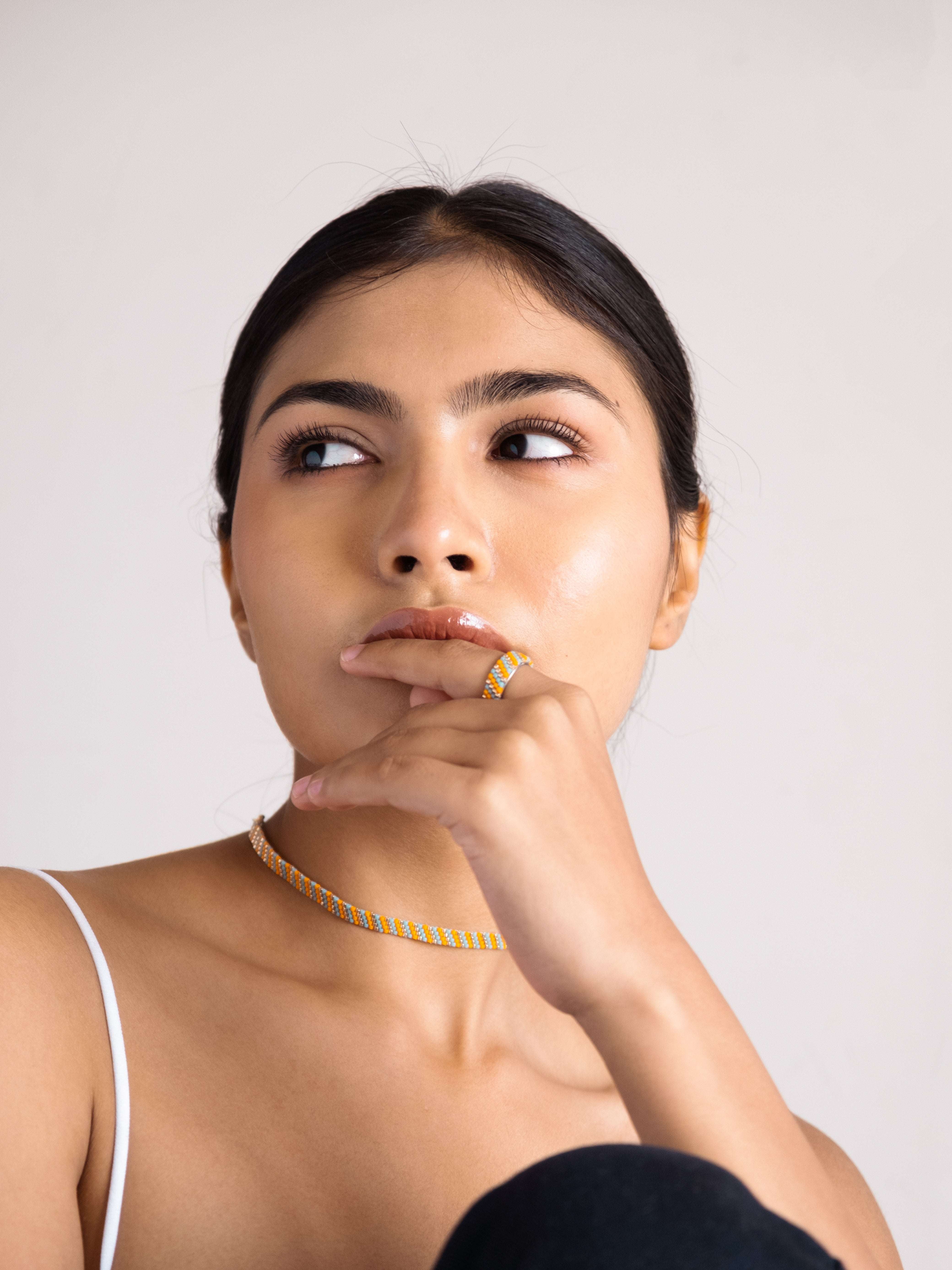 Nora Choker cum Bracelet with Ring