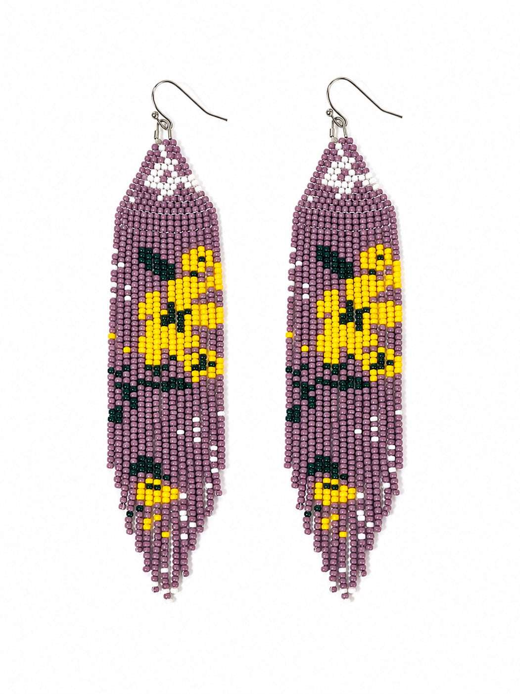 Celestia Fringe Beaded Earrings