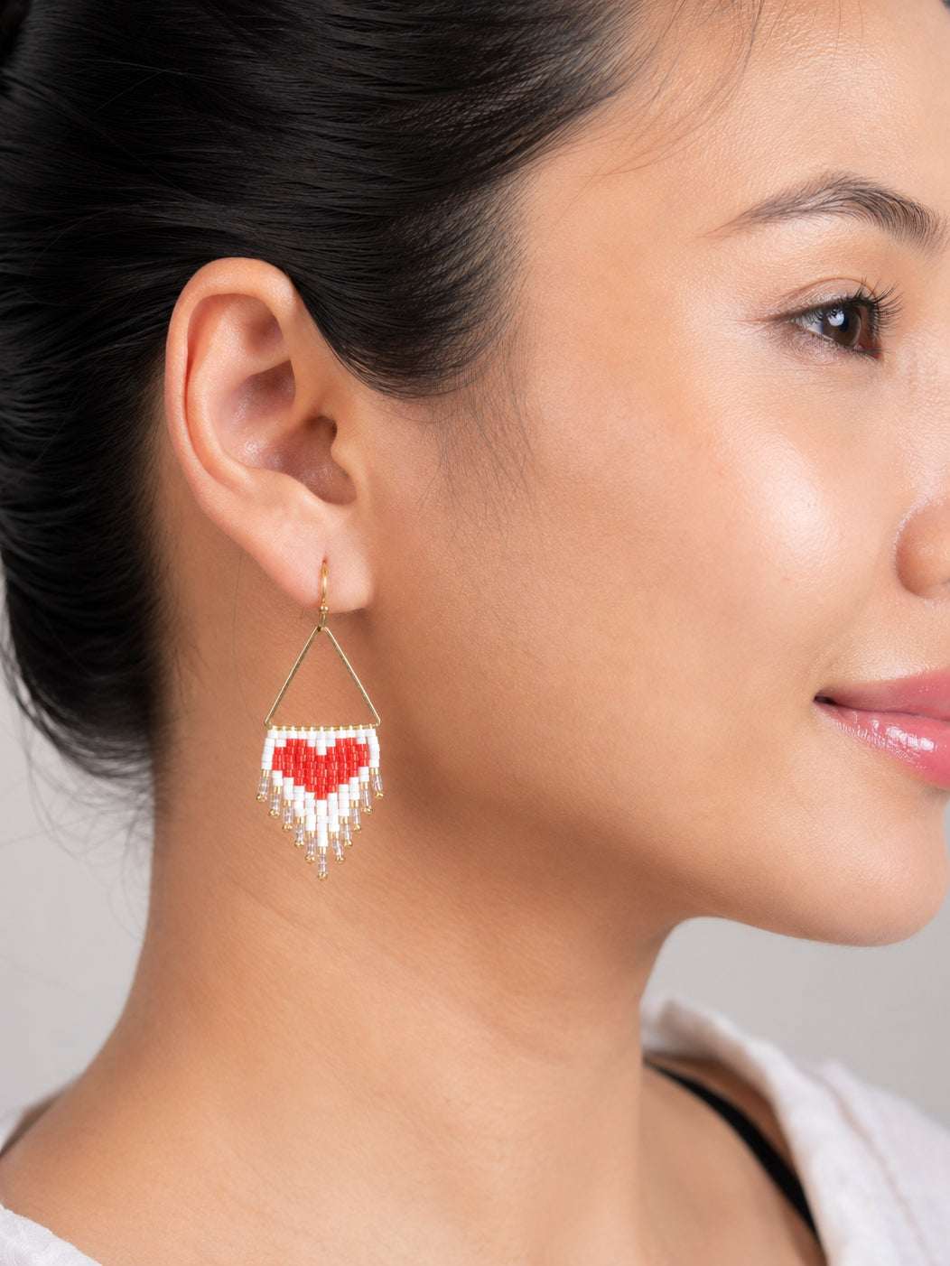 Amour Beaded Earrings