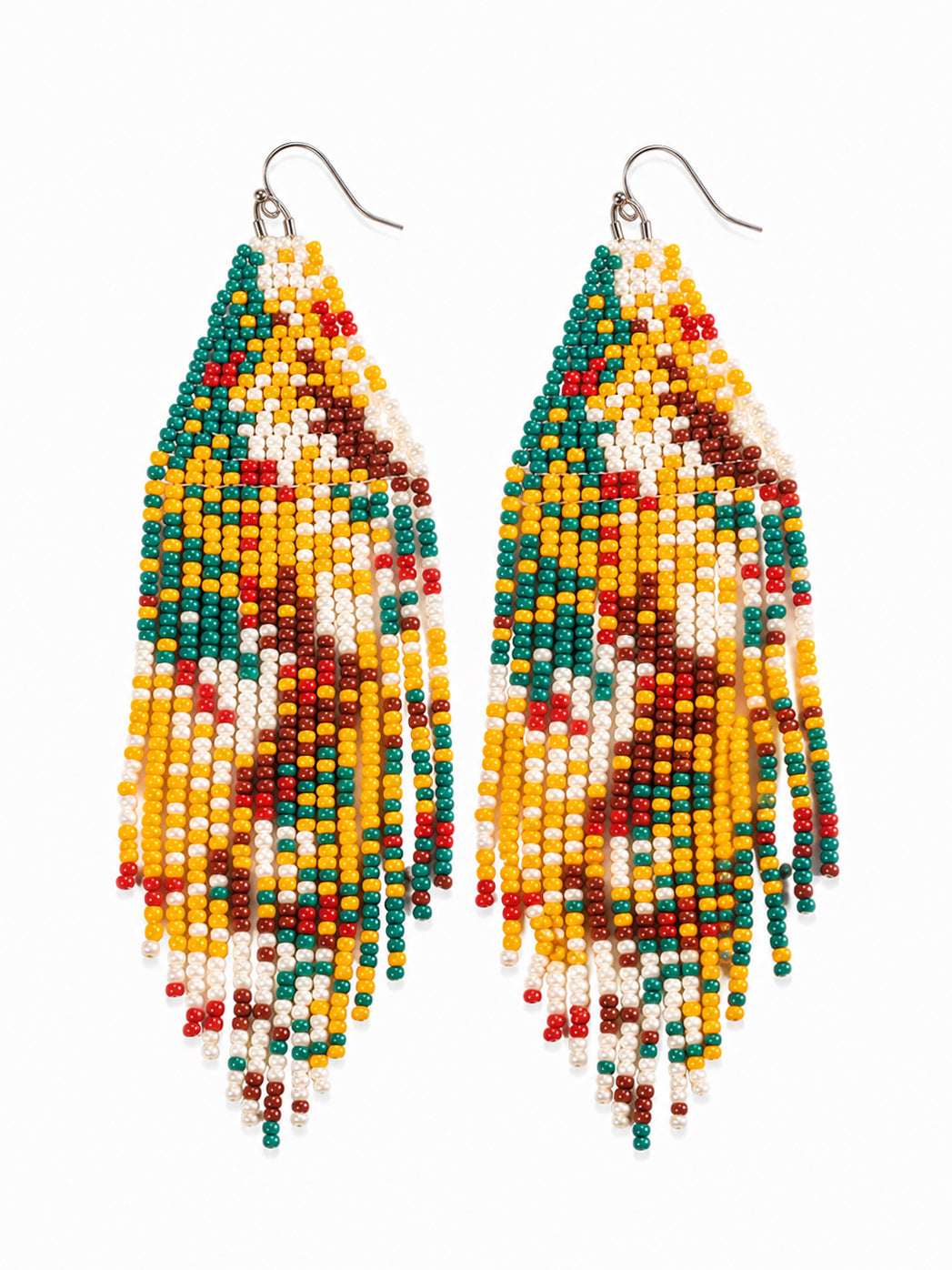 Harvest Fringe Beaded Earrings