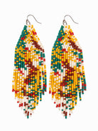 Harvest Fringe Beaded Earrings