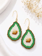 Avocade Beaded Earrings