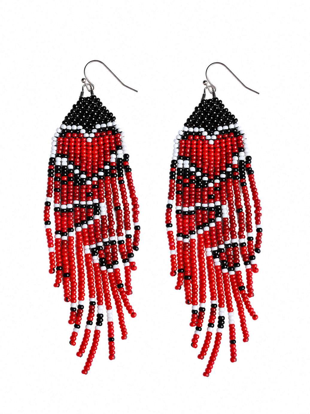 Serenia Fringe Beaded Earrings