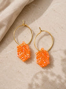 Zest Beaded Hoop Earrings