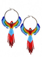 Multi Falcon Beaded Earrings
