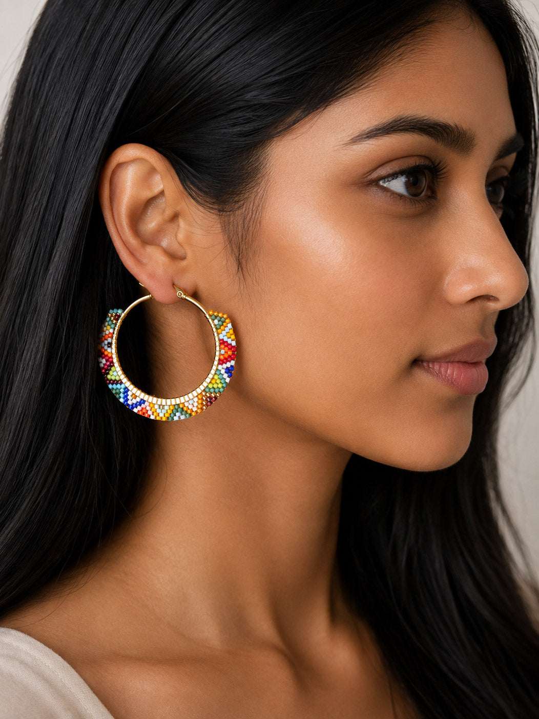 Paradise Hoop Earrings