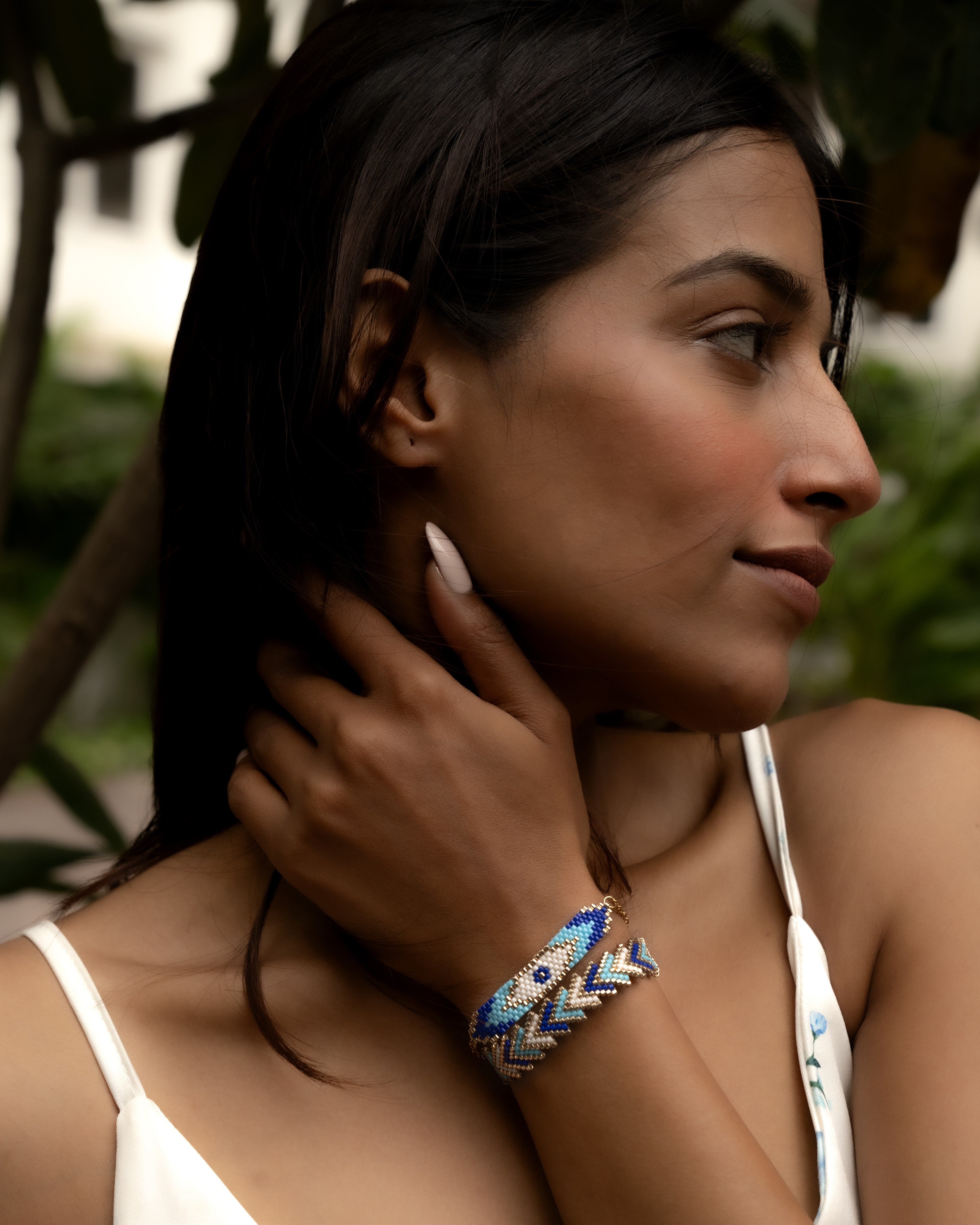 Evil Eye Bracelet Stack of 2 - Jenni and Janki