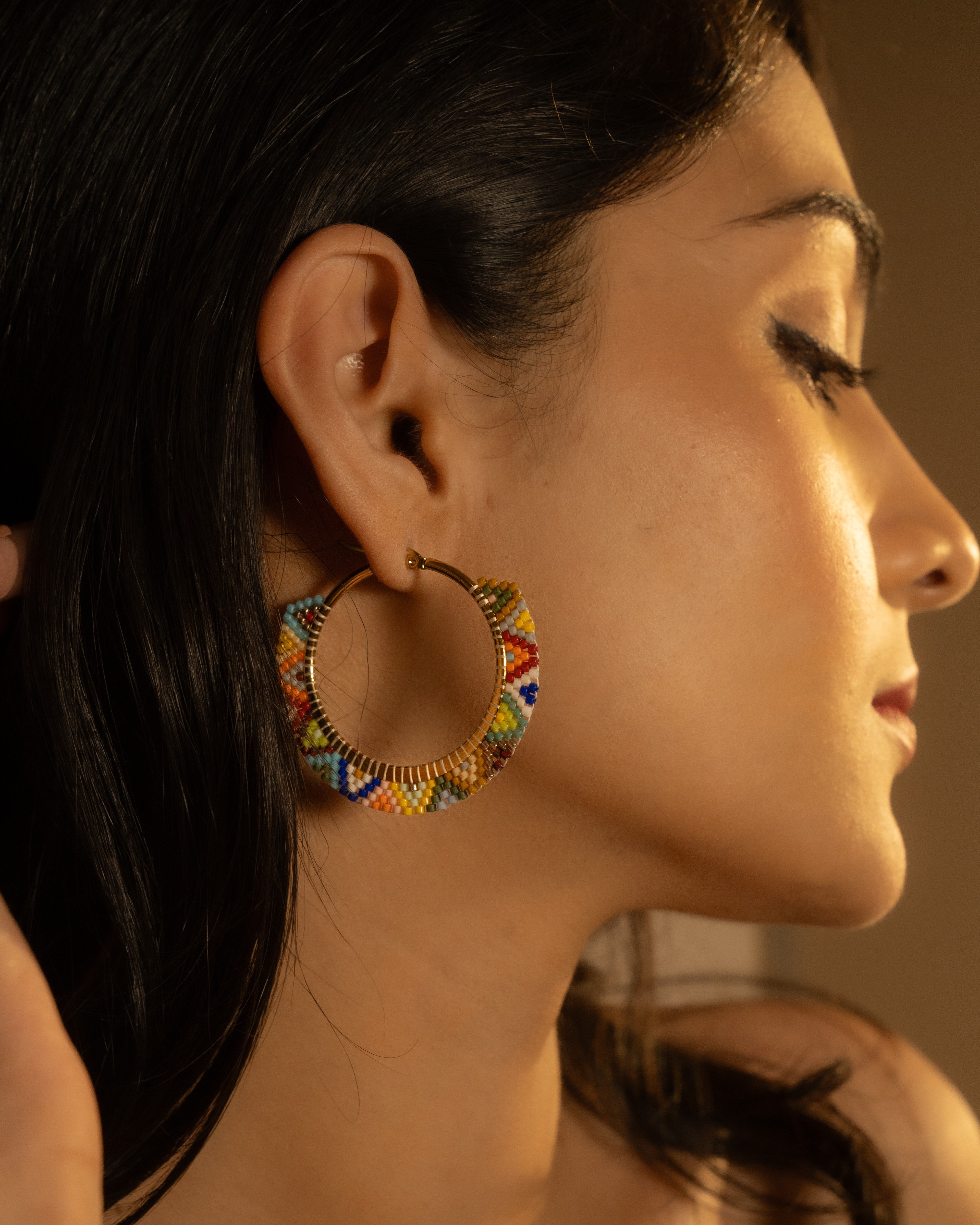Paradise Hoop Earrings - Jenni and Janki