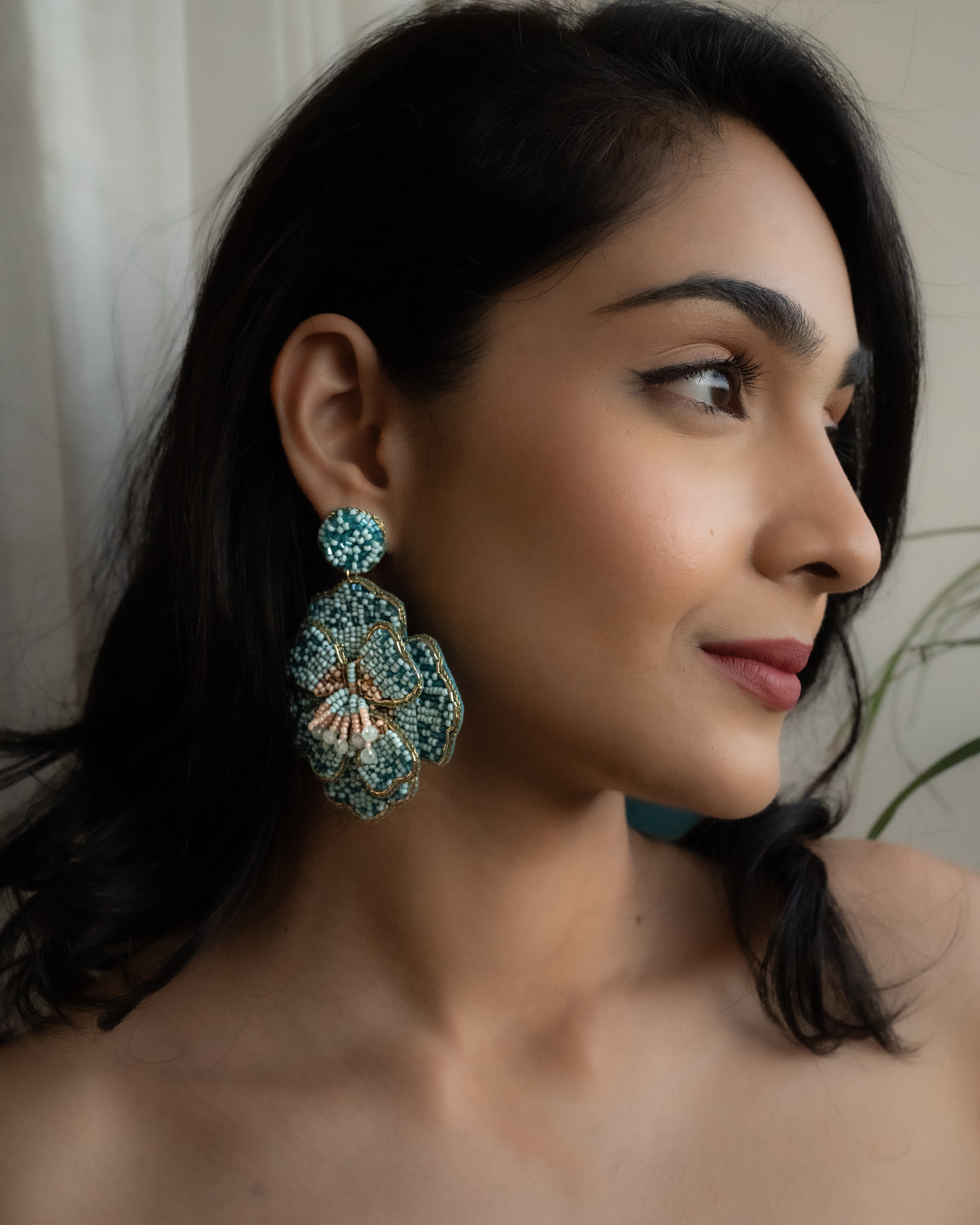Morning Glory Earrings - Jenni and Janki
