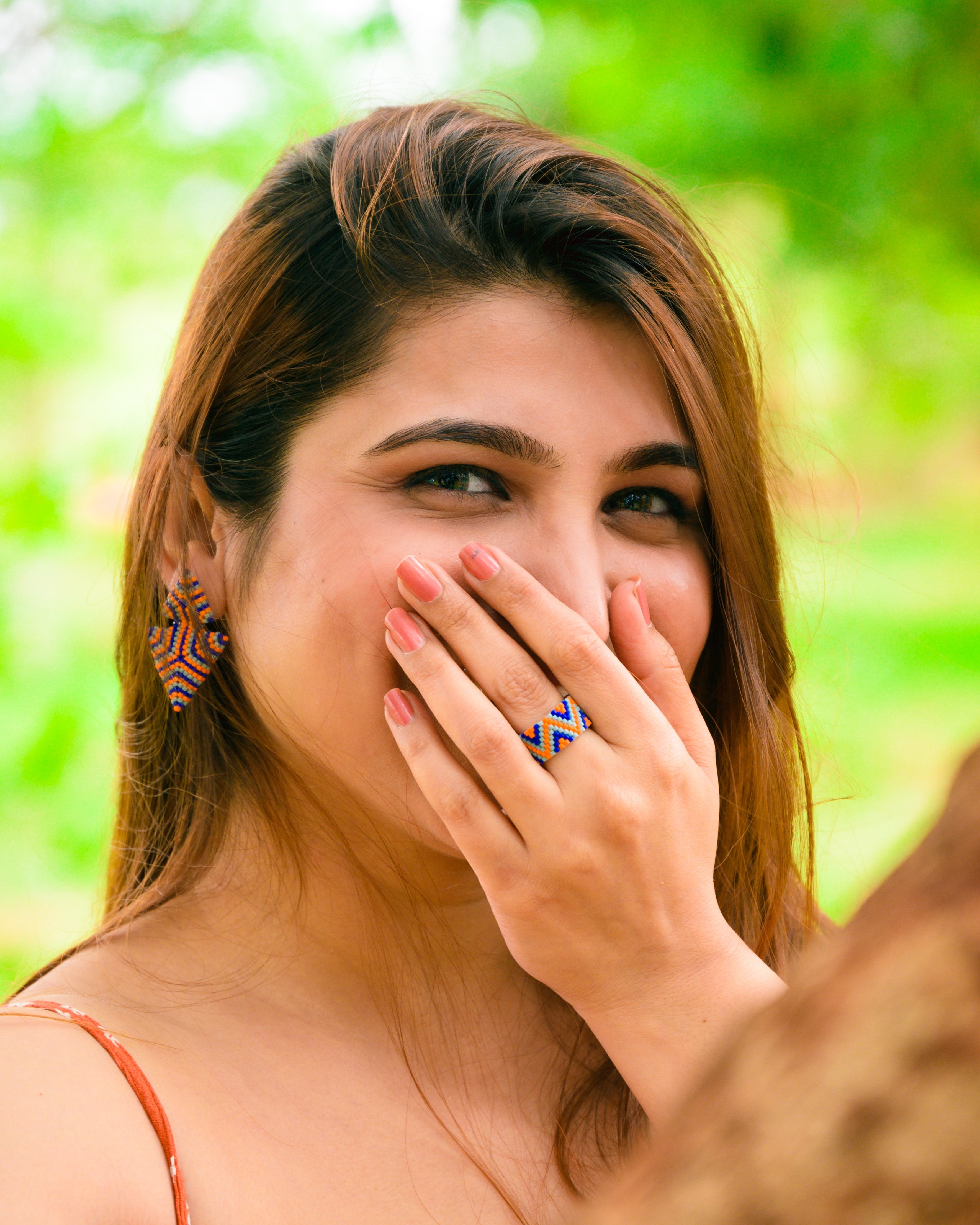 Orion Earrings with Ring - Jenni and Janki