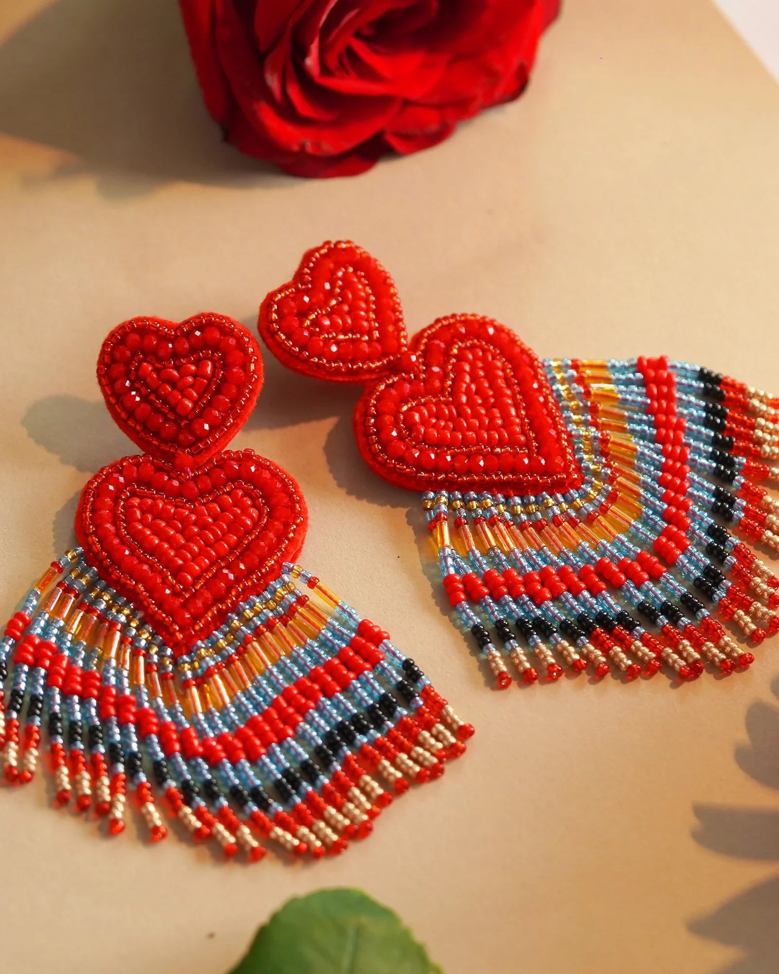 Heart Beat Earrings - Jenni and Janki
